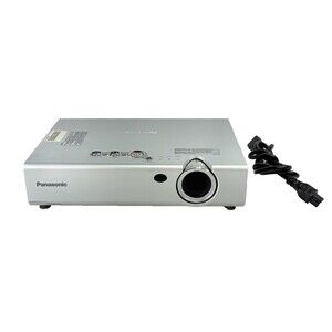Panasonic PT-LB10U LCD Silver Projector with Power Cord Tested
